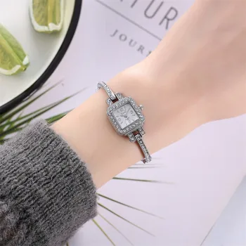 Femei Individuale Aliaj de Cuarț Femei Full Diamond Ceas de Lux pentru femei ceasuri Rochie ceas de decor Petrecere cadouri Potrives