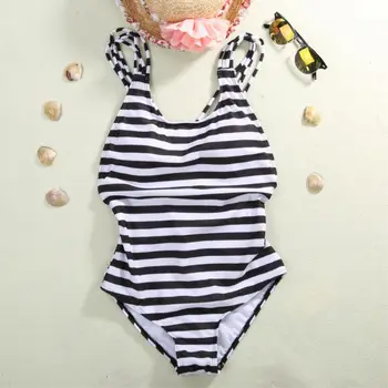 Femei Vara Sexy costume de baie Femei cu Dungi Căptușit-O Bucata Costum de Costume de baie Monokini Bikini Doamnelor dintr-O bucata Costum de Baie