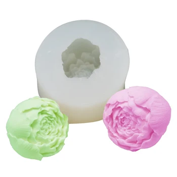 Floare Trandafir Silicon 3D Săpun Mucegai Tort de Decorare DIY Rășină Zgura Lumânare Mucegai