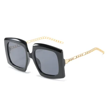Full Frame Supradimensionat ochelari de Soare Femei Barbati Moda Cadru Metalic Ochelari de Soare Clasic de Epocă Doamnelor Ochelari de Nuante Unisex UV400