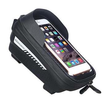 Greu EVA Bicicleta Telefonul Cadru Frontal Sac Impermeabil TPU Touch-Screen cu Parasolar pentru Sub 6.5