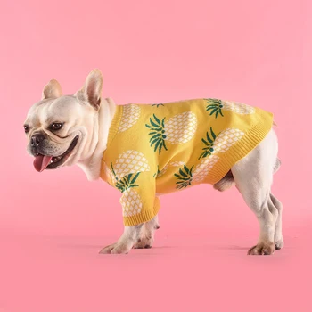 Haine de câine câine pulover câine chihuahua de crăciun câine haine de iarnă câine pulover de ananas pulover câine câine haine de iarnă