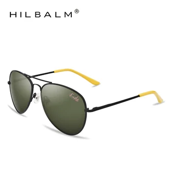 Hilbalm Clasic de ochelari de Soare Fete Colorate, Oglinda pentru Copii de Metal Ochelari de Băieți Cadru Alb de Călătorie Ochelari Cadou pentru copii pentru Copii UV400
