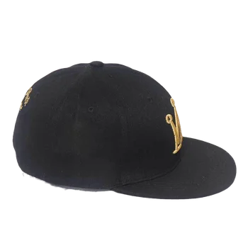 Hip Hop Capace Negre, Broderie Hip Hop Snapback Hat pentru Barbati Femei Adulte Casual în aer liber la Soare Șapcă de Baseball Os