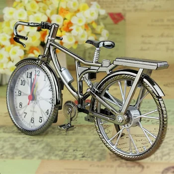 Home Decor Bicicleta Retro Ceas Deșteptător Cifră Arabă Biciclete Formă Ceas Deșteptător Creative Ceas De Masa Rece Ceas Deșteptător Opere De Artă