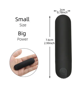 Incarcare USB-Mini Puternic Glont Vibrator Femei Clitorisul Stimulator Vaginal G Spot Masturbari Erotic Vibratoare Adult Jucarii Sexuale