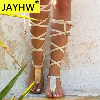 JAYHW Gladiator Femei Sandale Plate Doamnelor Clip Toe Cruce Curea Curea Sandale Pantofi de Femeie Plaja Gratuit-obligatoriu Sandalen Dames