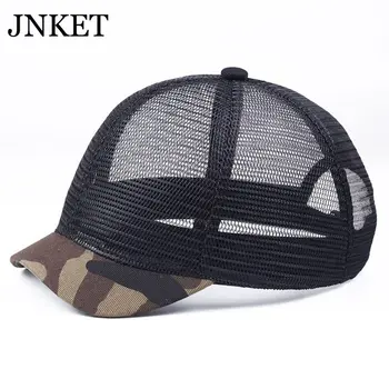 JNKET Nou Unisex Scurte Cozoroc Sapca Hip-Hop Capace Respirabil Pălării de Baseball Capac Plasă Snapback Hat Gorras Casquette