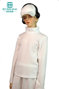 Jucarii BJD haine Papusa de Moda guler negru, alb, roz, gri pentru 1/3 68-75cm BJD unchiul articulația Sferică papusa accesorii