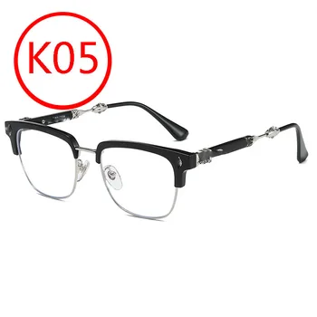 K05 Anti blue light ochelari accesorii de moda retro aliaj de titan placa de rame de ochelari miopie cadru spectacol