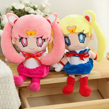 Kawaii Sailor Moon Jucărie De Pluș Anime Numele Zeiței Papusa Peluche Umplute Copii Ziua De Nastere Cadouri Pentru Copii Acasă Decorare Dormitor