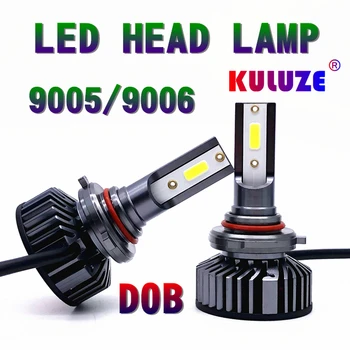 KULUZE 880 881 H1 H11 LED H4 Mașină de Ceață lumina H8 H9 9005 9006 9012 H7, HB3 HB4 H3 H27 48W 8000LM 6500K 12V Auto Faruri lampă cu led-uri