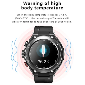 LEMFO T92 Ceas Inteligent Bărbați TWS Bluetooth 5.0 Cască de Apel Muzica Temperatura Corpului DIY Fata Ceas Sport Smartwatch rezistent la apa