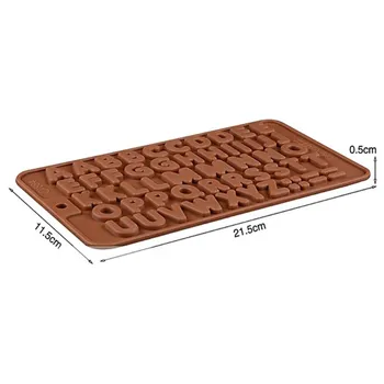 Limba engleză Scrisoare de Mucegai Silicon Decorare Tort Instrumente de Siliciu Ciocolata Mucegai DIY Numărul Fondant Matrite pentru Cookie-uri Bakeware Instrumente