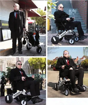 Lumina Ori scaun cu Rotile Electric cu Joystick-ul de Control Inteligent Scuter de Mobilitate pentru persoanele cu Handicap și persoanele în Vârstă