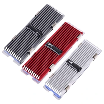 M.2 SSD NVMe Heat Sink heatsink M2 2280 SSD Hard Disk Aluminum Heat Sink with Thermal Pad for PCIe SATA M2 ssd For PC
