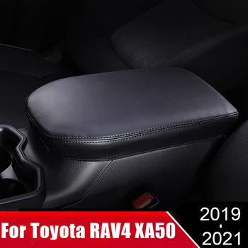 Masina Central Recipient Cotiera Cutie de Piele PU Conținut Cutie de Acoperire Pentru Toyota RAV4 RAV 4 2019 2020 2021 XA50 Accesorii de Protectie
