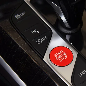 Mașină roșie butonul start / stop Auto interioare accesorii Ușor de înlocuit 20mm / 0.8
