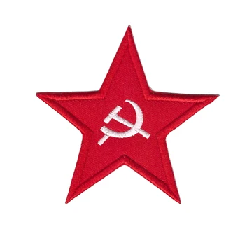 Medicul ambulanță Fier Pe roșu Sovietic steaua ecuson emblema URSS hammer & sickle aplicatiile de fier-pe patch-uri