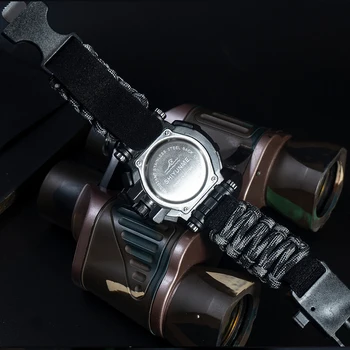 Mens Ceasuri De Lux Marca Barbati Ceasuri Sport SHIYUNME Bărbați LED Ceas Digital Impermeabil Busolă Militară Încheietura Ceas 1505C