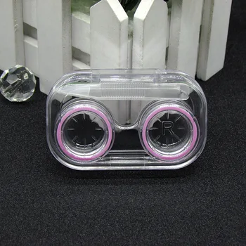 Mini Square Invizibil Pahare Cutie Container Caz De Călătorie Cosmetice Ochii Kit Femei Transparente Lentile De Contact Cazul Lentile Suport Cutie