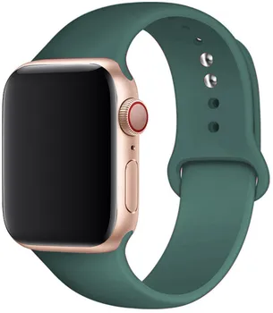Moale Officila Ceas Silicon Trupa Buclă Pentru Apple Watch SE 6 5 4 42mm Sport 40mm bratara pentru iwatch 5 3 2 40 mm bratara 44mm