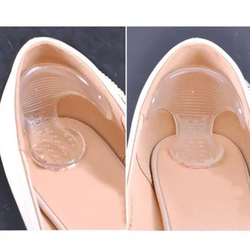 Moda Silicon Gel Insoles Perna Toc protector de Pantofi Introduce Pad Clar Branț Pentru Toc Frecare pernite Pantofi Tălpi
