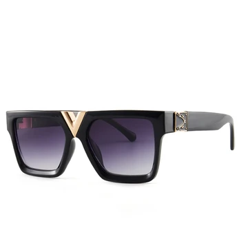 Moda Trendy Supradimensionate Pătrat ochelari de Soare Pentru Femei Barbati Retro Clasic de Pescuit de Conducere Sport Mare UV400 Ochelari de Soare De Sol Nuante