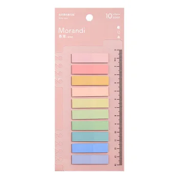 Morandi Culoare Lipicioase Etichete Autocolante Marca Note Creative Indica Fluorescente de COMPANIE Steaguri File de Marcaj