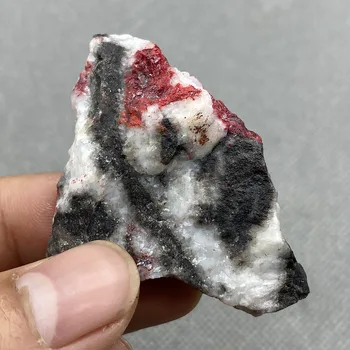 Naturale Cinabru piatră Originale Piatra roșie Vindecare Reiki Cristal A12#