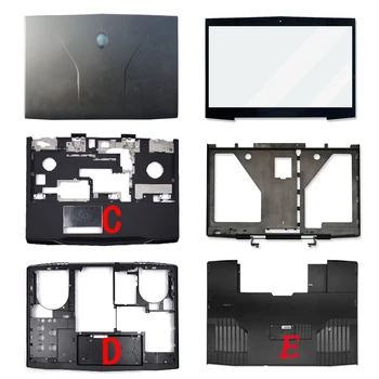 Negru nou Laptop Pentru Dell Alienware M17X R3 R4 LCD Capac Spate/Frontal/zonei de Sprijin pentru mâini/Jos de Caz/E Capacul Jos Ușa Caz 0C63PY