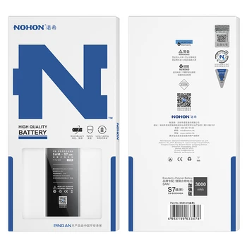 Nohon Baterie pentru Samsung S7 Egde S9 S8 Plus S6 S5 S4 S3 EB-BG930ABA Bateria pentru Samsung Galaxy Note 4 3 Note8 Instrument Baterie