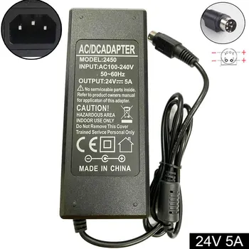 Noi 24V 5A 4pin AC Adaptor de Alimentare Pentru Effinet FY2405000 EFL-2202W CONDUS CD Monitor încărcător