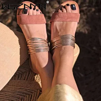 Noi Slide-uri de Femei Papuci de Vara in aer liber pe Plaja Pantofi de Brand de Moda Slip-on Femeie Papuci de sex Feminin Sandale din Piele Pantofi de Moda