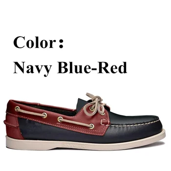 Noua Moda Docksides Classic Boat Shoe, Barbati din Piele Pantofi pentru Condus,Design de Brand Balerini Mocasini Pentru Barbati Femei 2019A010
