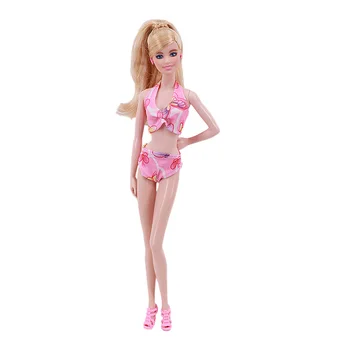Noua Păpușă-Haine, Costume De Baie Din Două Piese Colorate Pentru Papusile Barbie Dress Up Papusa Accesstories Participa La Banchetul De Moda De Craciun Cadou