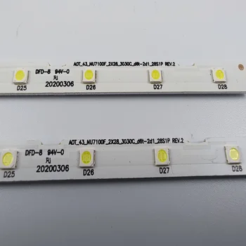 Nova 10 BUC LED-uri tira conduzida luz de fundo para Samsung UE43NU7100UAOT_43_NU7100F UE43NU7120U UE43NU7170U BN96-45954AUE43NU7100