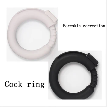 O Formă De Inel Pentru Penis Preputului Corecție Penis Sleeve Jucarii Sexuale Pentru Barbati Intarziere Ejaculare De Sex Masculin Dispozitiv De Castitate Produse Pentru Sex
