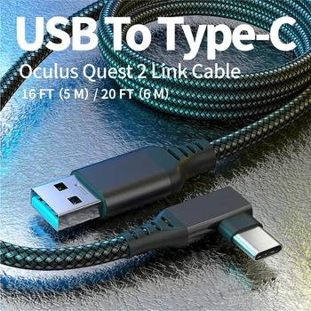 Oculus Quest 2 Link Cablu Quest Link-ul de USB3.2 Gen1 Cablu USB-C Pentru Cască Oculus VR de Tip C Cablu de Transfer Date USB-a la USB-C