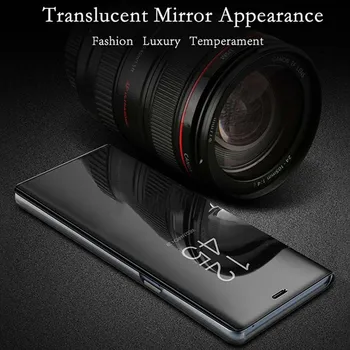 Oglinda Flip Smart case Pentru Huawei Y5 Y 5 2019 AMN-LX9 AMN-LX1 AMN-LX2 5.71