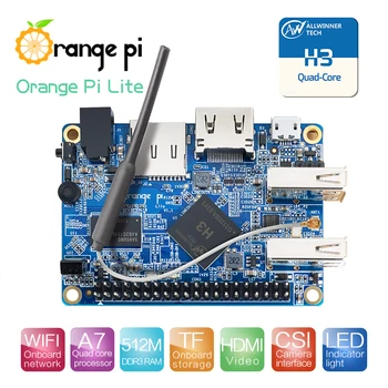 Orange Pi Lite 1GB DDR3 cu procesor Quad Core 1.2 GHz antenă WiFi Suport Android, Ubuntu Imagine