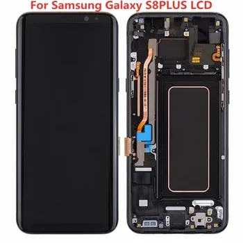 Original Pentru Samsung Galaxy S8PLUS LCD Cu Rama G955 G955F G955U Ecran Tactil Ecran Tactil de Asamblare Cu linii sau puncte negre