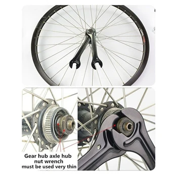 Oțel Carbon Biciclete Ciclu Capul End Axle Hub Con Cheie Cheie Instrumente De Reparații De Biciclete Accesorii Biciclete Aborda Bicicleta
