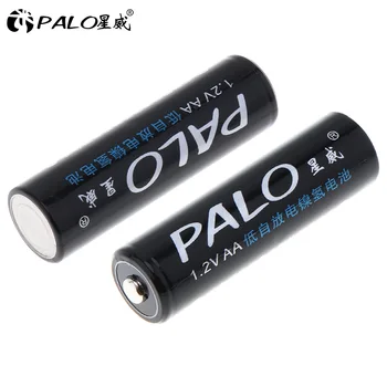 PALO 1.2 V AA Baterii Reîncărcabile 3000mAh Ni-MH NiMH Ni MH 2A Acumulator pentru aparat Foto Jucărie Mașină și 1.2 V Încărcător de Baterie