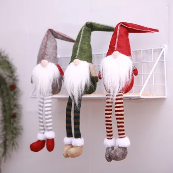 Papusa de craciun, Jucarii Moș Crăciun, om de Zăpadă Elan Pom de Crăciun Agățat Ornament Decor pentru Acasă Xmas Party Cadou de Crăciun