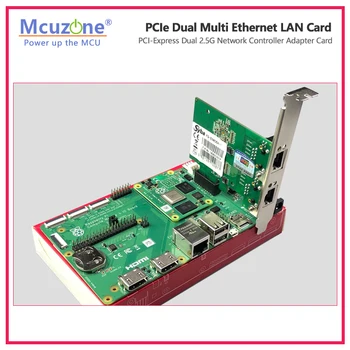PCIe Dual Multi Ethernet LAN Card PCI-Express Dual 2,5 G Controler de Rețea Adaptor de Card