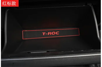 Pentru T-ROC T ROC TROC 2017 2018 Poarta Auto Slot Pad anti-alunecare Cupa Mat Anti-Alunecare Ușa Groove Mat Interior Accesorii Auto