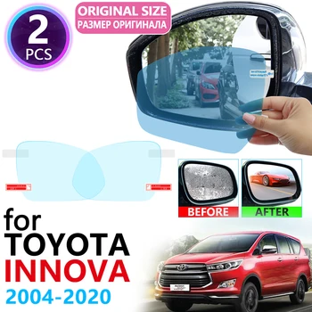 Pentru Toyota Innova Kijang AN40 AN140 2004~2019 Acoperirea Completa Oglinda Retrovizoare Anti-Ceață Filme Impermeabil, Anti Ceață Filmul Accesorii