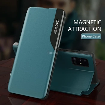 Piele Magnetic Smart case pentru Samsung Galaxy Nota 20, Ultra S20 Plus S10 Lite S8 S9 S10 Nota 8 9 S20FE Sta Capacul Telefonului Coque