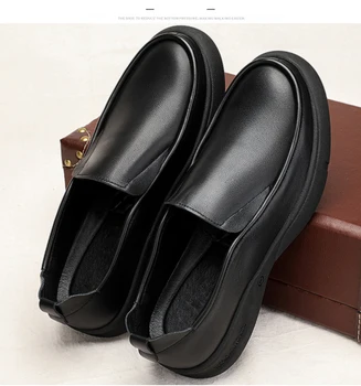 Piele Pantofi de Vară de Pantofi pentru Bărbați Respirabil Afaceri pentru Barbati Pantofi Casual de vârstă Mijlocie Și Vârstnici Talpă Moale Pantofi de Piele Anti-schi